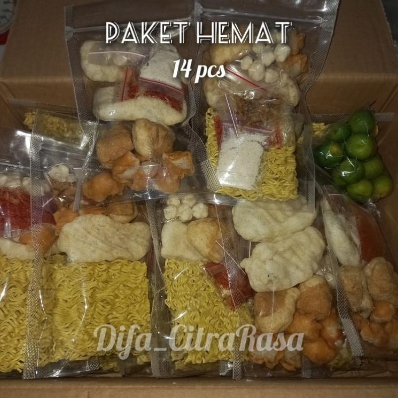 

Sale Paket 14 Bungkus Cuanki Instan,Dan Lain2 Paket Jualan Ac-54