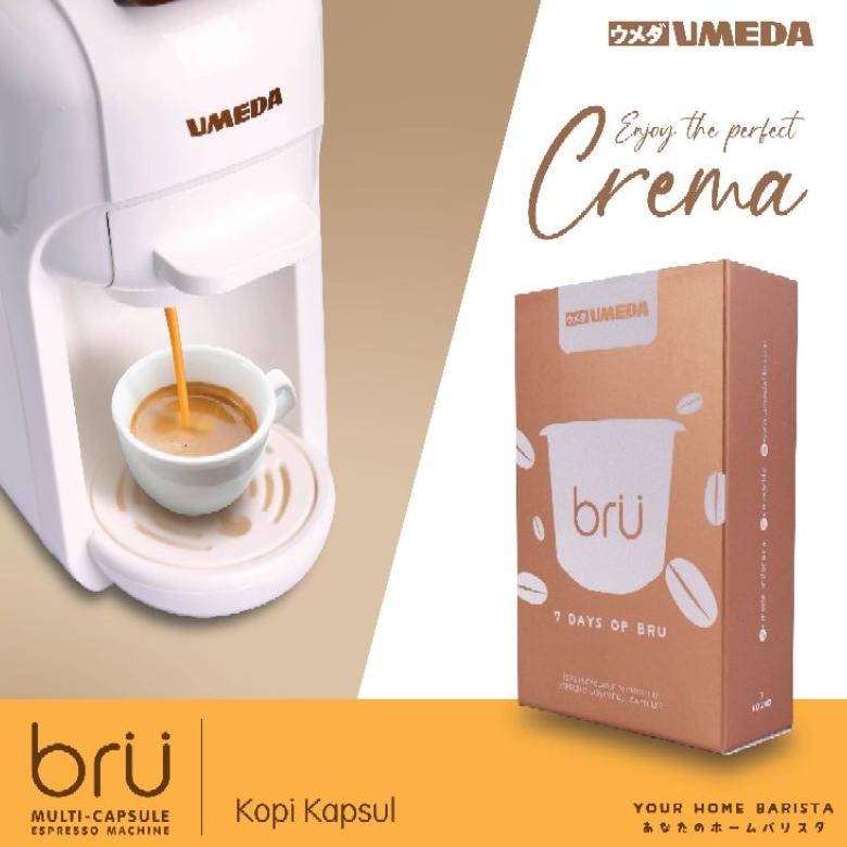 

Eelic Umeda Bru Coffee Capsules / Kopi Kapsul / Nespresso Compatible Rq-56