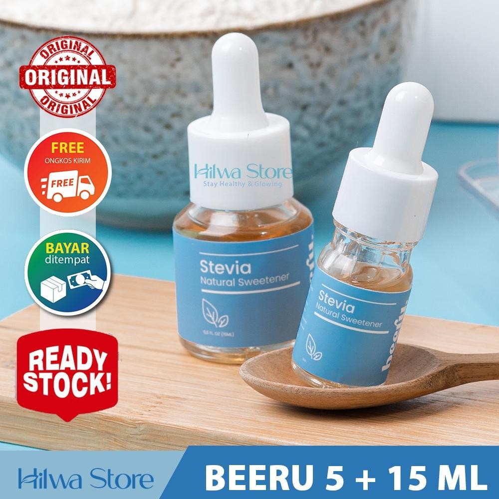 

Coastal Beeru Paket 5 + 15 Ml Stevia Natural Sweetener - Pemanis Alami / Pengganti Gula J-42