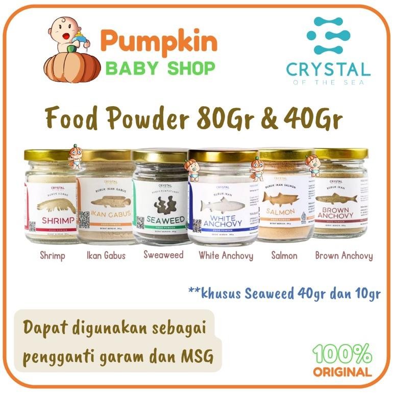 

Ct_C1077 Crystal Of The Sea Food Powder Bubuk Mpasi Pel-116
