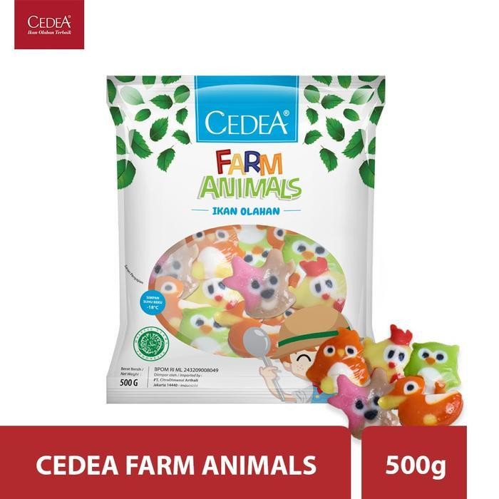 

Tpk Cedea Farm Animal 500 Gram - Makanan Olahan Bentuk Karakter Hewan