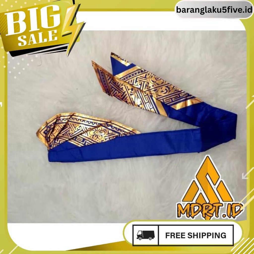 Udeng Bali Putih _ Iket Bali Prada Iket Sendiri Praktis Termurah