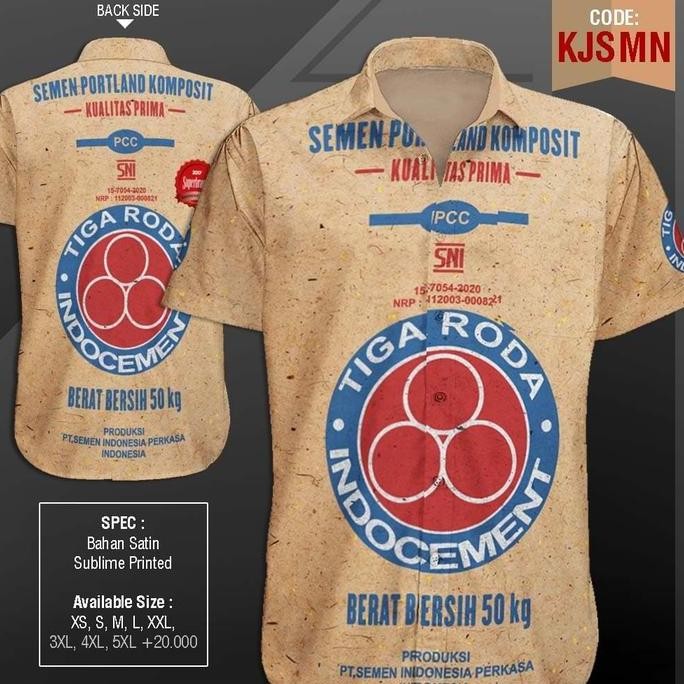 BARU KEMEJA UNIK LOKAL Asli Indonesia. Kemeja KTP, AYAM, SEMEN, RUPIAH