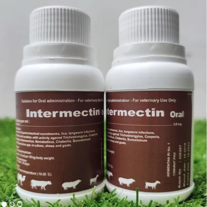 Intermectin Oral 100 Ml Obat Scabies/Gudik Untuk Hewan Ternak