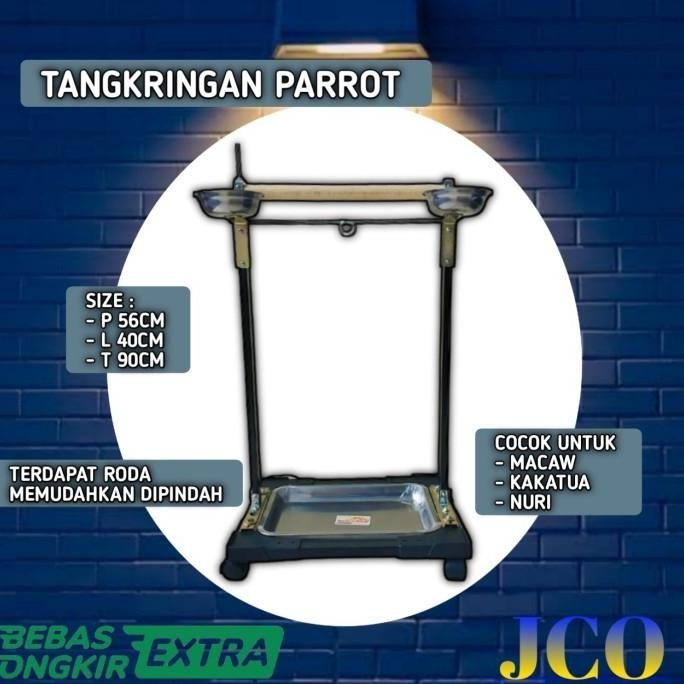 TANGKRINGAN BURUNG PARROT TANGKRINGAN BESI BURUNG PARROT MACAU AFGREY