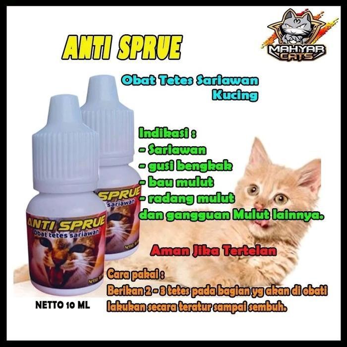 Anti Sprue Obat Tetes Sariawan Kucing Obat Infeksi Mulut Bau Berliur Obat Sariawan Hewan