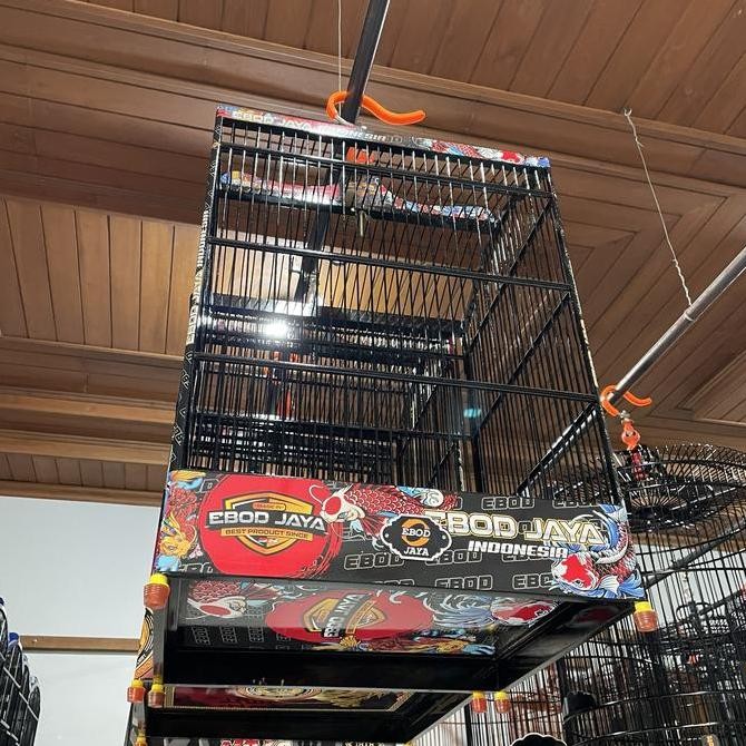 Sangkar Kandang Burung Kotak Decal No 1 Ebod Jaya Decal Original