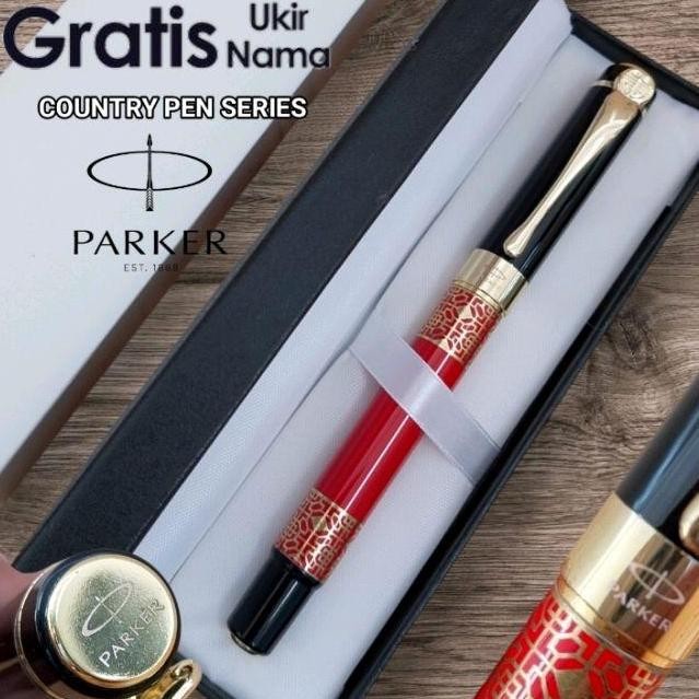 

Pulpen Mewah Elegan Roller Ball Sign Pen Country Pen Series Parker Logo Gratis Grafir Nama Dan Box Exlusive Stationery Tinta Co