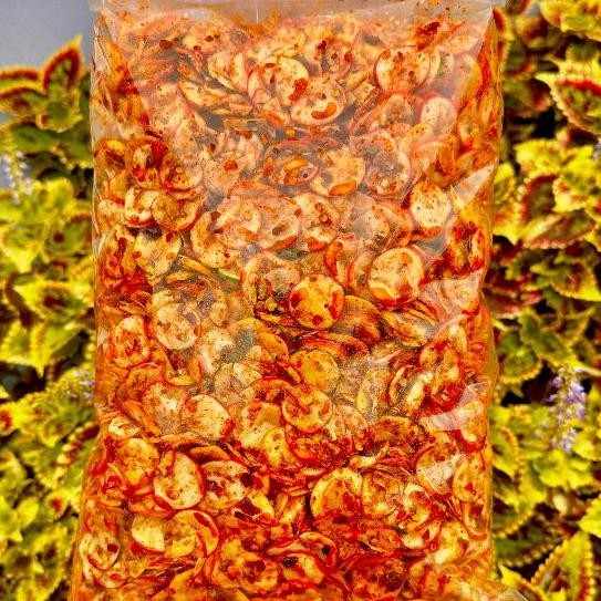 

ID | SEBRING KERUPUK BAWANG PEDAS AROMA DAUN JERUK 500 GR MAMIN.ID