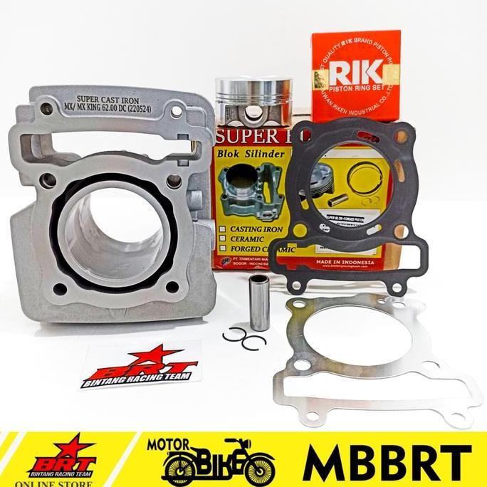 BLOK BORE UP BRT JUPITER MX VIXION OLD MX KING R15 NVL XABRE 62 MM ORIGINAL DAN TERPERCAYA
