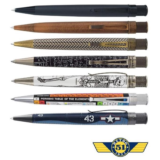 

Retro 51 Tornado Rollerball Ballpoint Pen Vintage Metalsmith/ Pulpen Co