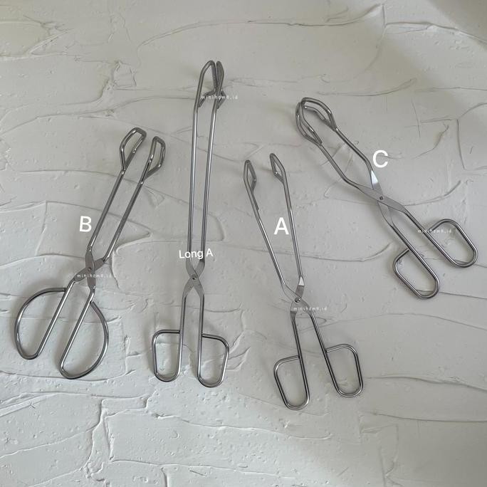 

Terlaris Kitchen Tongs Penjepit Makanan Capitan Stainless Aesthetic Korea
