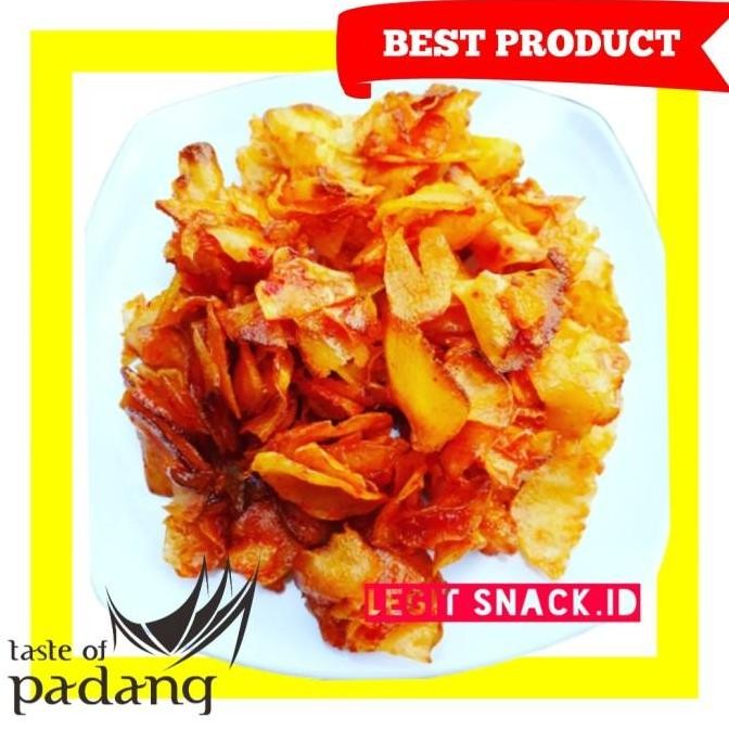 

Keripik Singkong Padang Balado 500 Gr / Kripik Singkong Pedas Manis