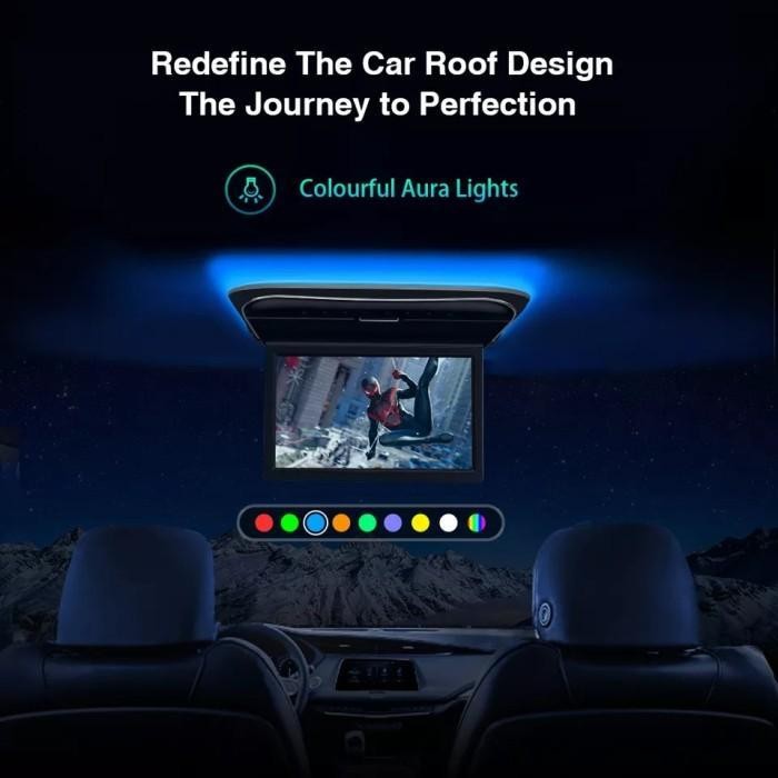 Tv plafon Mobil / Roof 10.1" IPS Screen, Universal Slim. HDMI & MMC