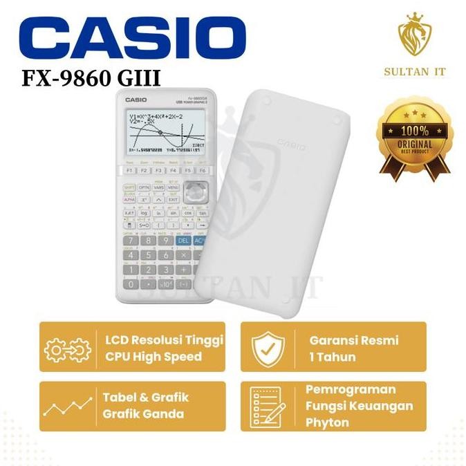 

Kalkulator Scientific Casio Fx 9860Giii Sd Original Co