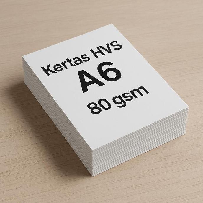 

KERTAS HVS A6 80 GRAM 105cm x 148cm KERTAS CETAK RESI atau INVOICE