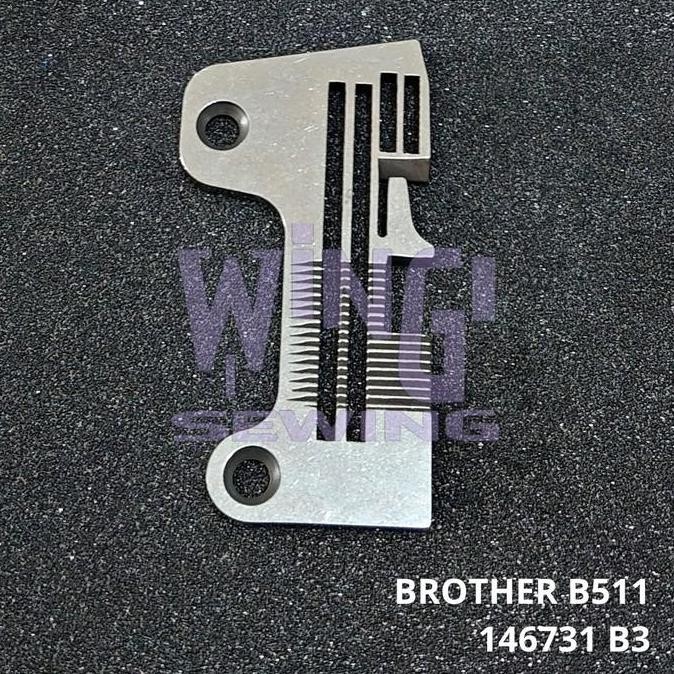 146731 Brother B511 Benang 3 Plat Mesin Jahit Obras Industri
