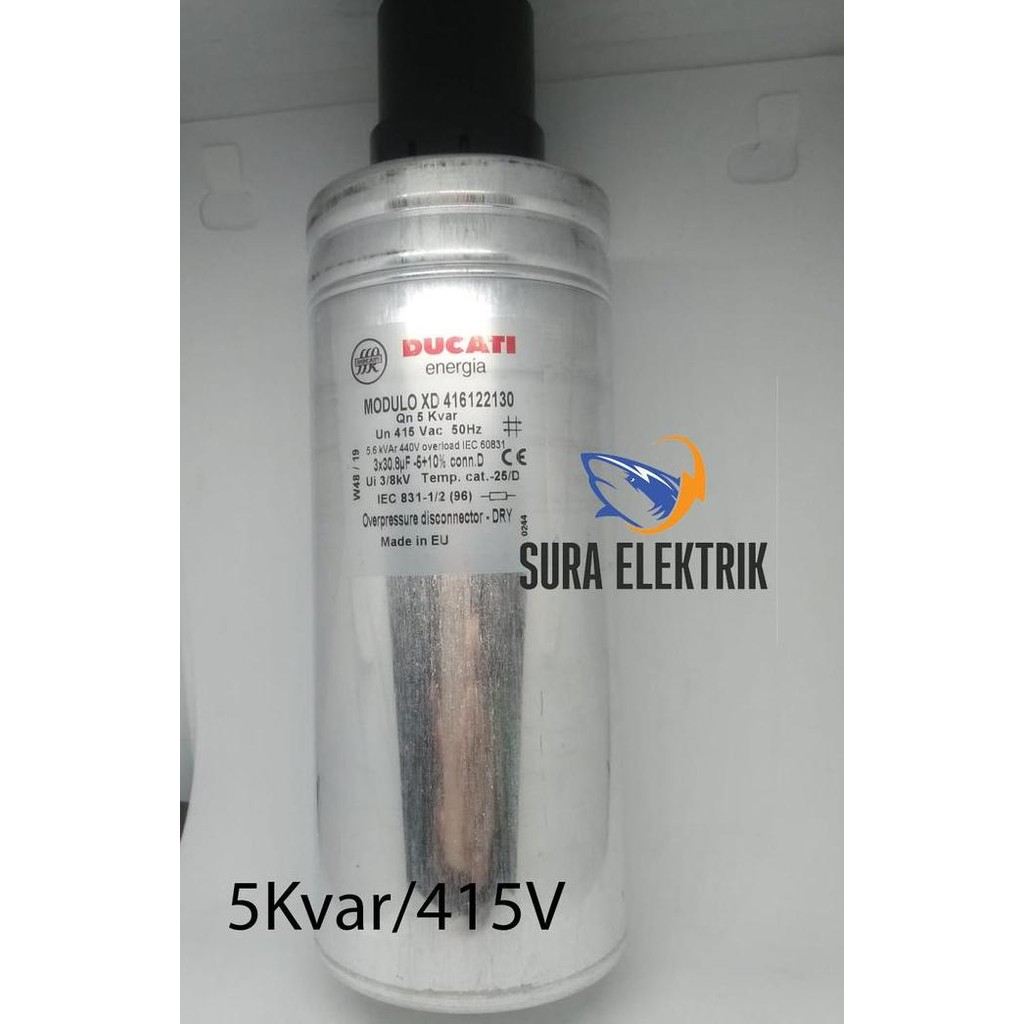 Kapasitor 5 Kvar 3P 415V Ducati Co