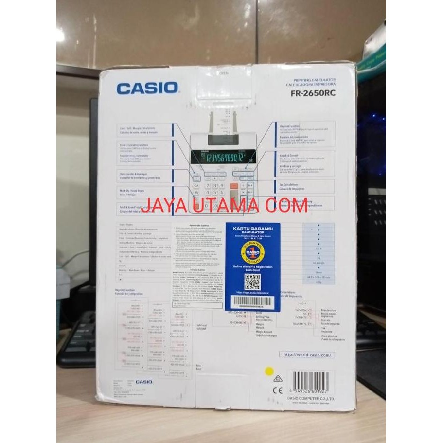 

New Product - Casio Fr-2650Rc Printing Calculator Original Kiarastoreku