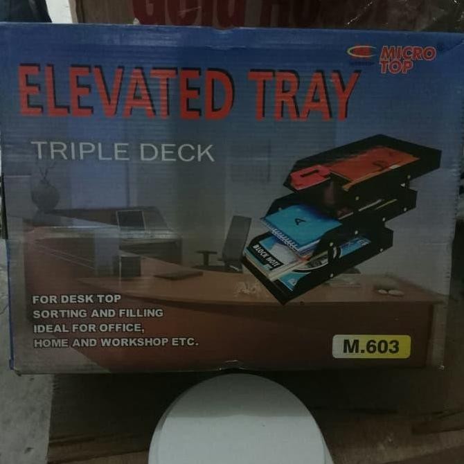 

[SOSHOP] BAK SURAT ( ELEVATED TRAY ) SUSUN 3 MICROTOP