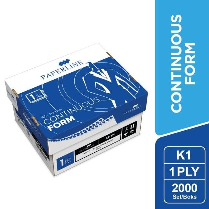 

New Product - Paperline Ppl Continous Form 1 Ply / Kertas Cf K1 Putih Kiarastoreku