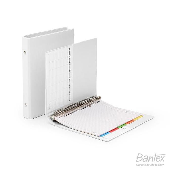 

New Product - Bantex Multiring Binder 20 Ring 25Mm A5 White 1324 07 Kiarastoreku
