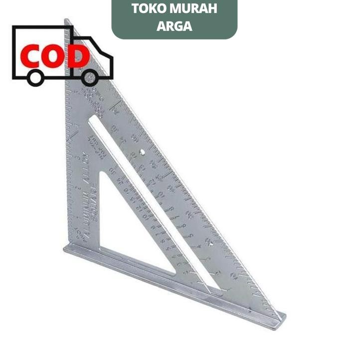 

PENGGARIS SIKU SEGITIGA SUDUT 90 DERAJAT BAHAN ALUMINIUM KUAT TIDAK MUDAH RUSAK PATAH PENGERJAAN TUKANG GRATIS ONGKIR