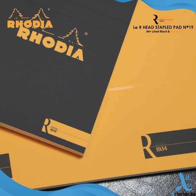 

New Product - Buku Catatan Rhodia Le R A4 Plus Head Stapled Pad N19 Notepad Kiarastoreku