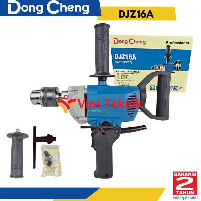 Mesin bor tangan 16mm DJZ16A DONGCHENG DJZ 16 A hammer drill