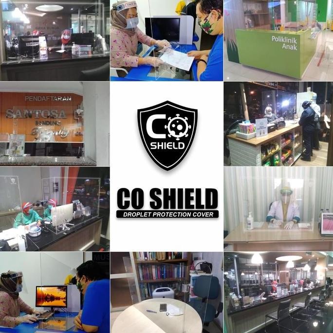 

New Product - Sekat Akrilik / Pembatas Acrylic Co Shield- Tipe 03 L - 60X60Cm - 2Mm Kiarastoreku