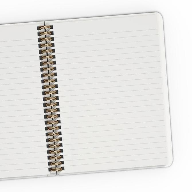 

New Product - Papermark A5 Spiral Notebook Peace Love Joy Red Kiarastoreku