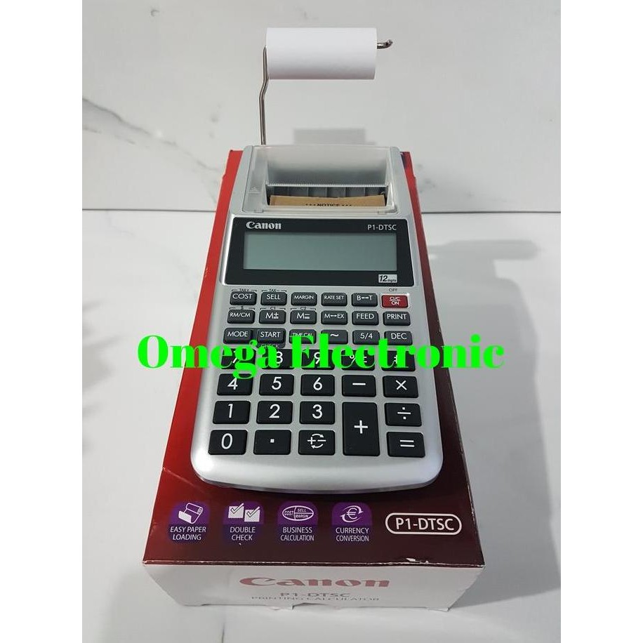 

New Product - Canon Printing Calculator P1-Dtsc - Kalkulator Kasir Printer Struk P1 Kiarastoreku