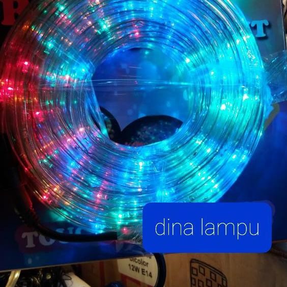 lampu selang led bulat RGB 10mtr outdoor
