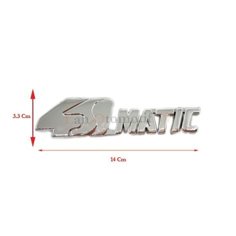Emblem Logo Mobil Tulisan 4 Matic