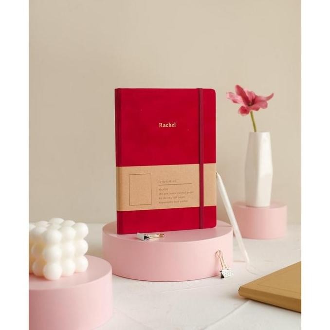 

Mason Suede Crimson Notebook Co