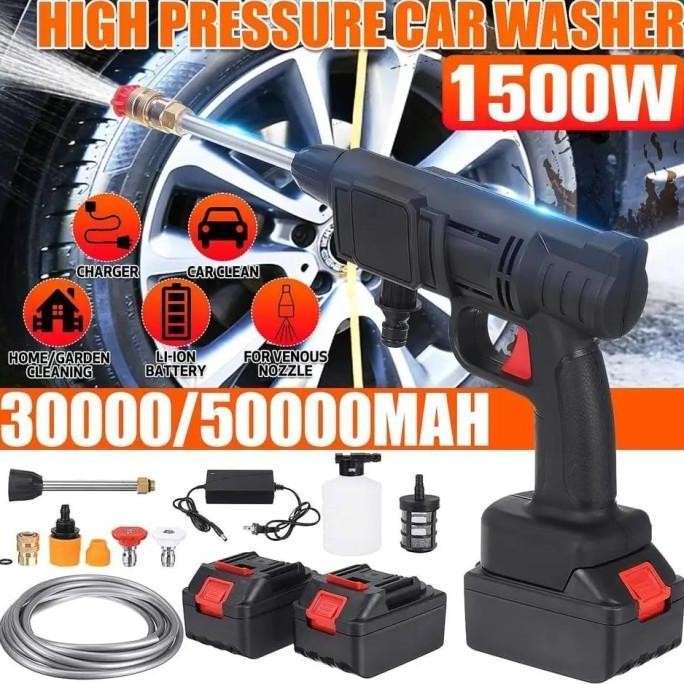 Spray Water Jet Cleaner Cordless High Pressure 48V Alat Cuci Mobil