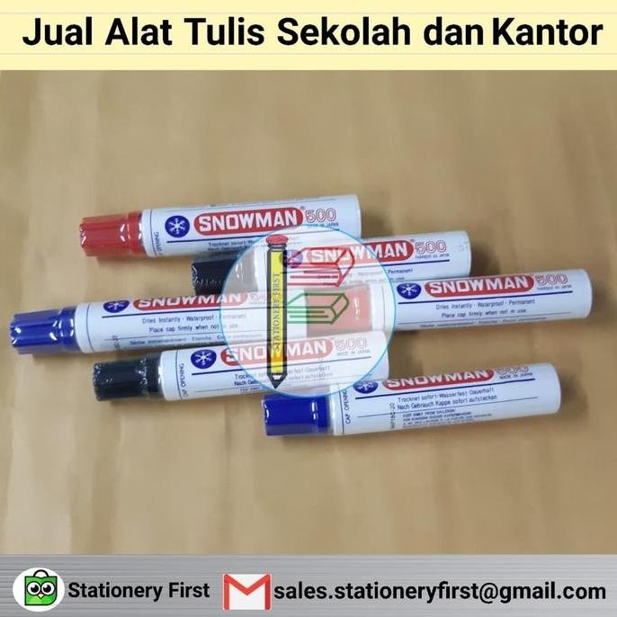 

Spidol Permanen Jumbo 500 Snowman Per Lusin Co