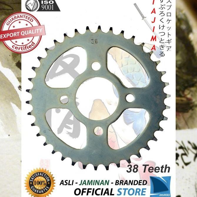 Gir Belakang / Gear Belakang 520-38T Bajaj Pulsar 200 Ug Tajima