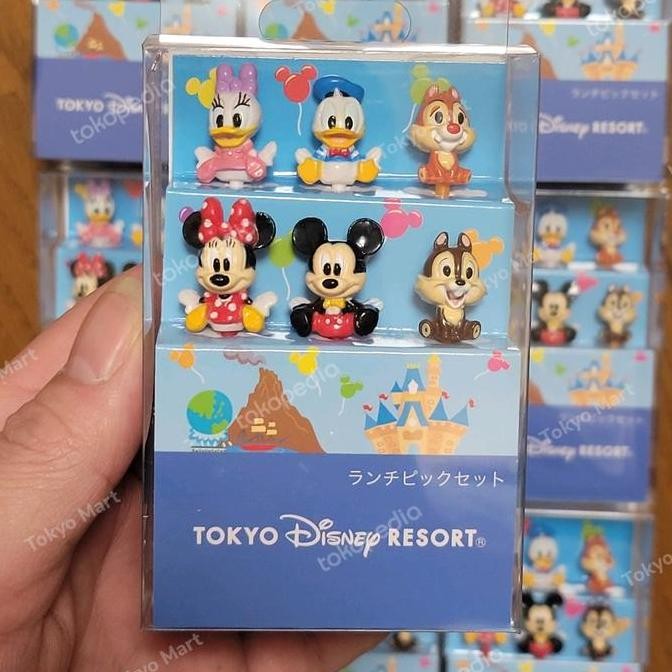 Tokyo Disney Resort Lunch Pick Original | Tusuk Bento | Asli Japan Co