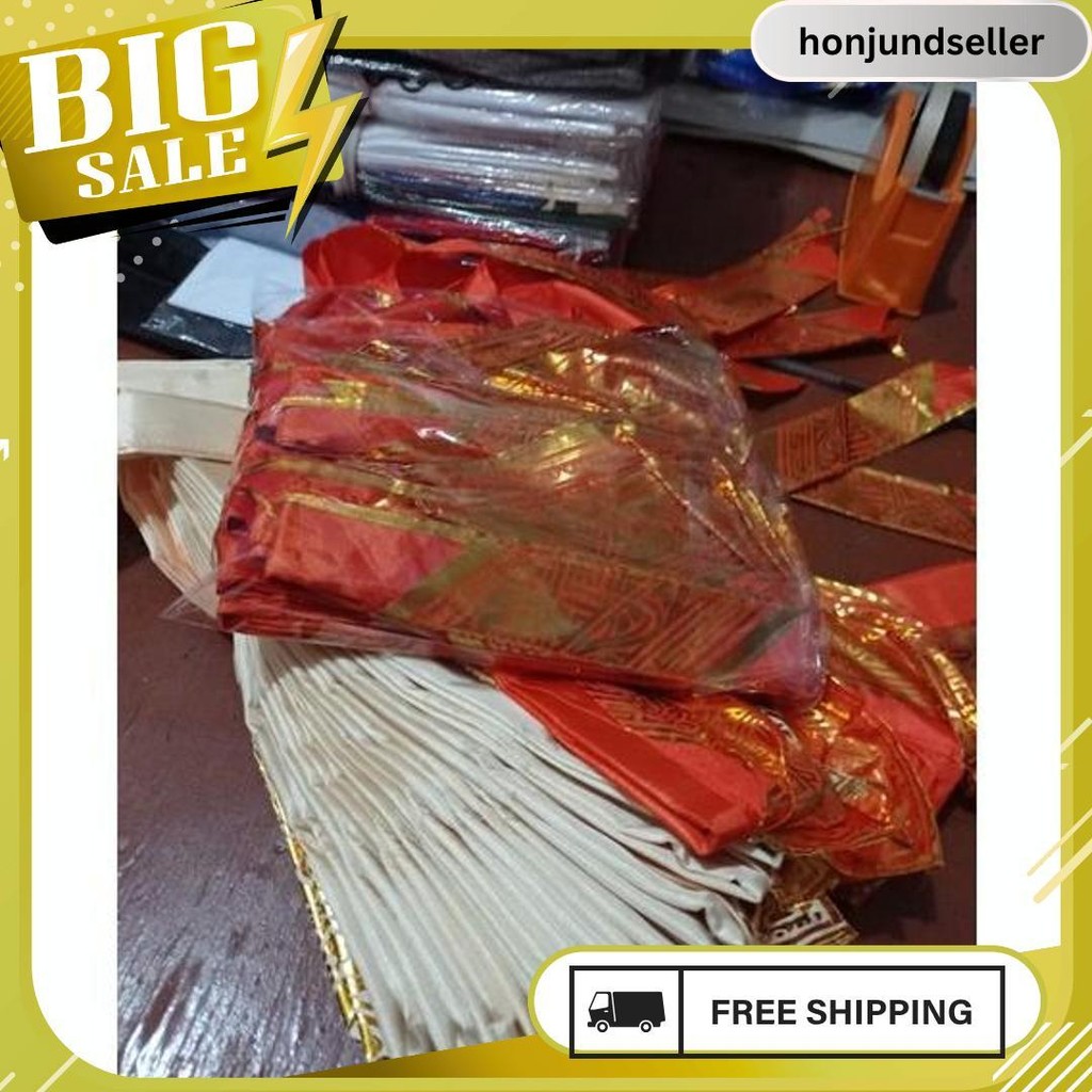 Udeng Bali Putih, Hitam, Merah, Biru Tua Termurah