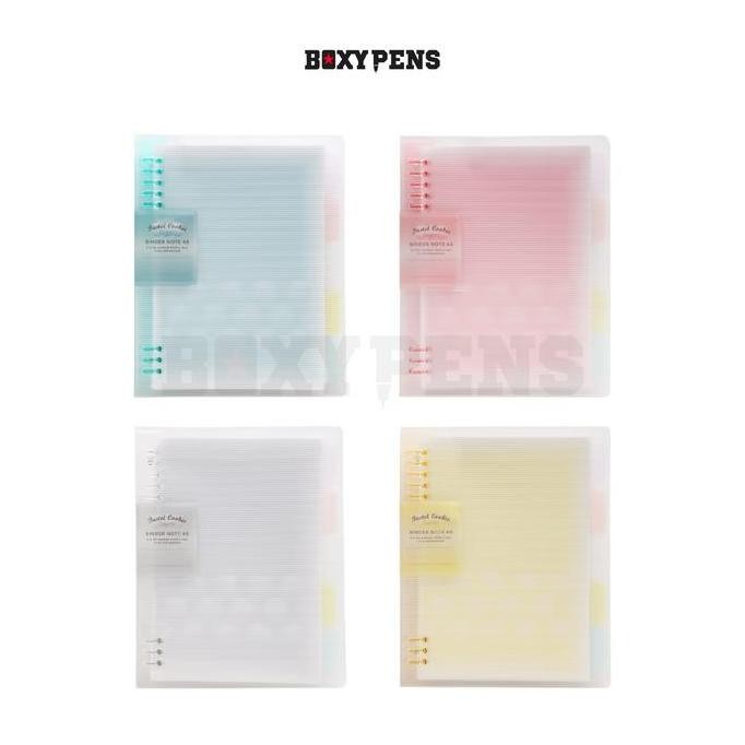 

Kokuyo Pastel Cookie Notebook Binder 8 Ring Co