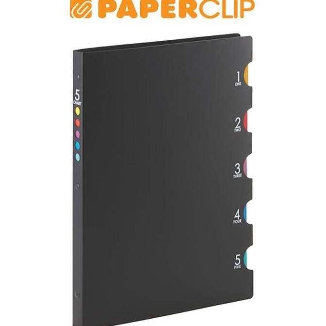

File Note A4 Maruman 5Chart F483 Black Co