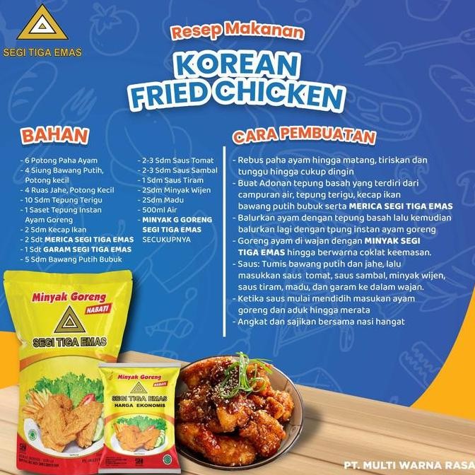 

Grosir Minyak Goreng Segi Tiga Emas 1 L - Multipack 5 Pcs