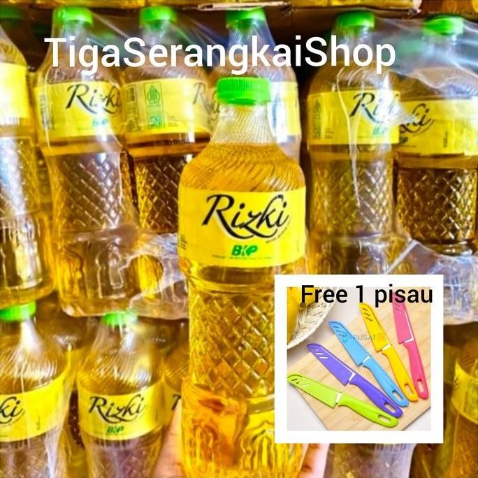 

Promo Minyak Rizki Bkp 900 Ml Krat Isi 12 Botol + Free 1 Pisau