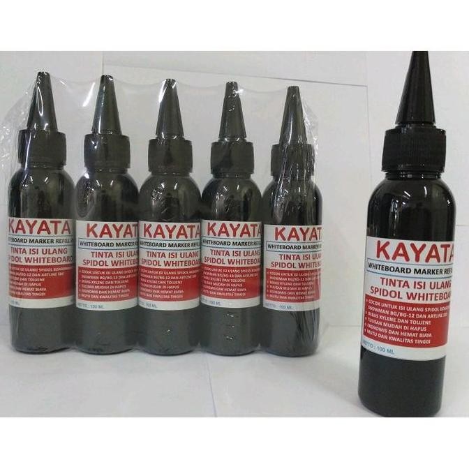 

Tinta Spidol Whiteboard Kayata 100 Ml. Tinta Refill Dan Isi Ulang Spidol Whiteboard Hemat Berkualitas Untuk Spidol Snowman Bg12 Dan Artline 500 Co