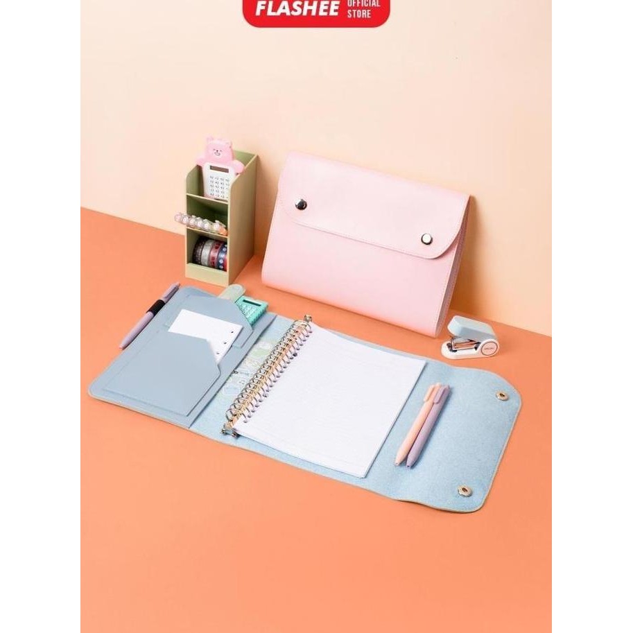 

Flashee Binder Kira A5 Notebook Polos Agenda A5 20 Ring Stationery Binder Kuliah Kertas Co