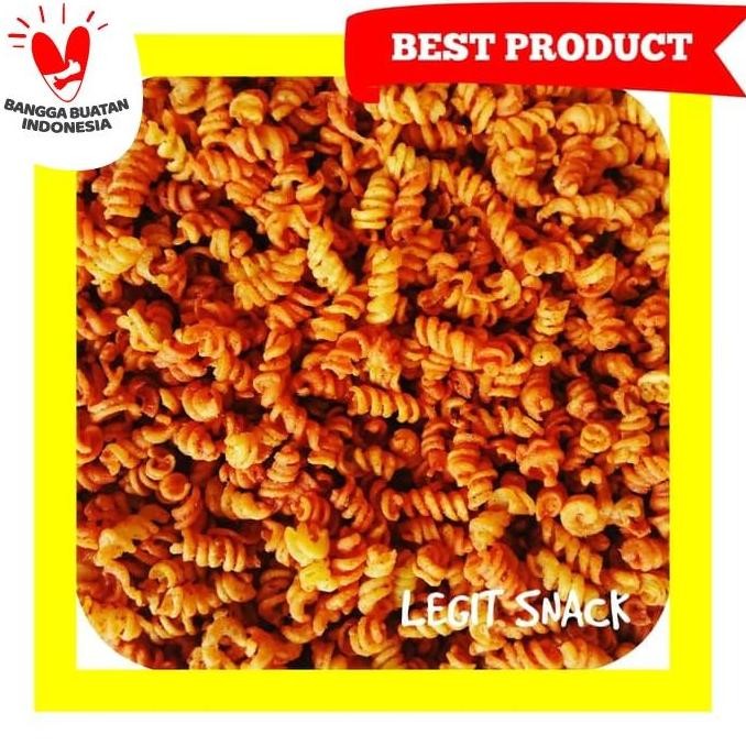 

Makaroni Spiral / Snack Makaroni Pedes ( Pedas ) Keriting Ulir