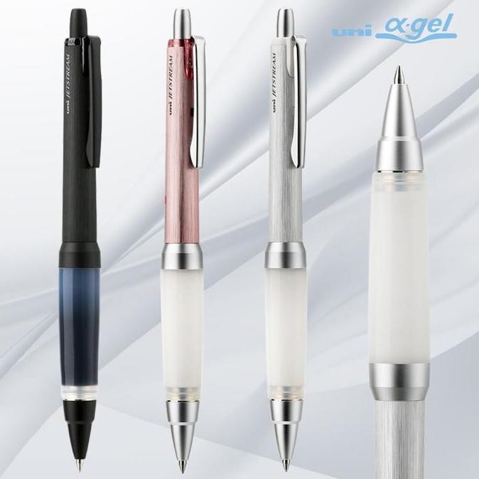 

TERLARIS! Uni Jetstream Alpha Gel Grip Ballpoint Ink Pen 0.7mm Comfort Writing