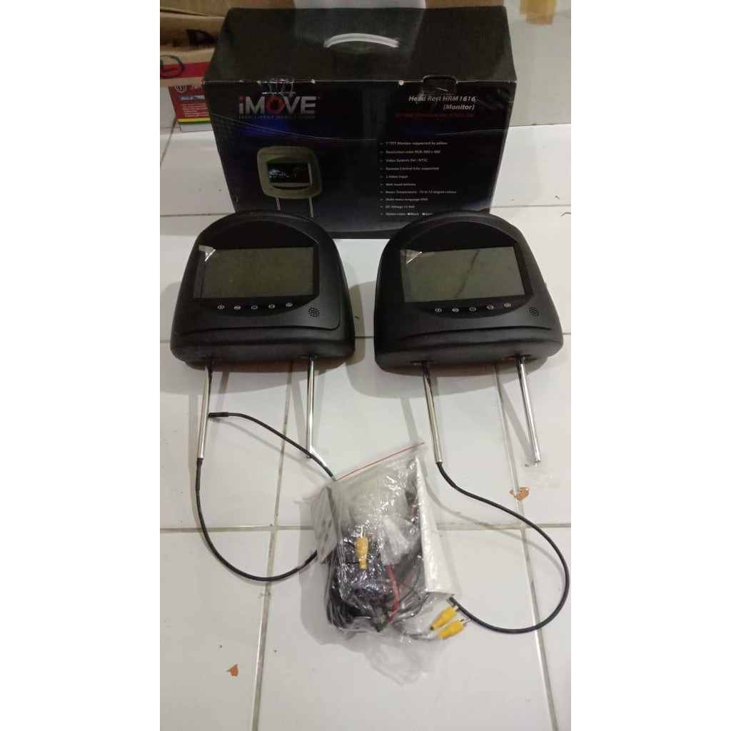 PROMO Headrest Monitor TV Mobil 7 inch merk iMOVE