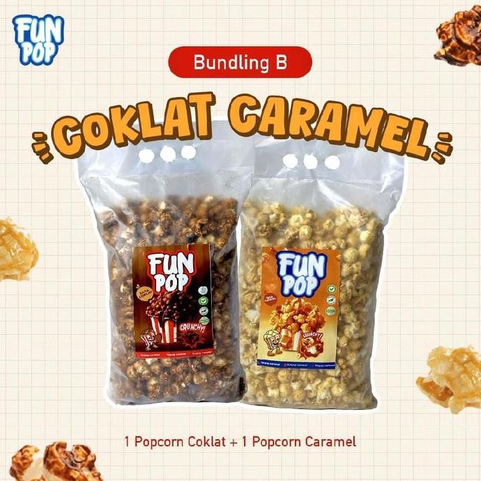 

Funpop Popcorn Combo Chocolate & Caramel Co